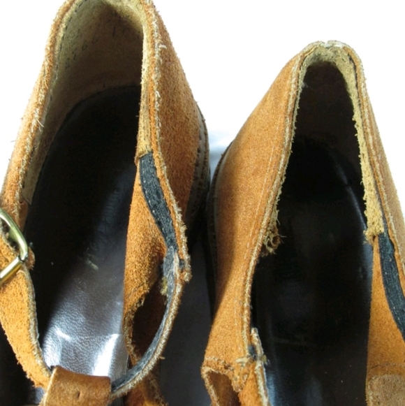 Bentley Vintage 70's Mary Jane Wedge Heel  Women's Size 8.5 - Picture 6 of 6